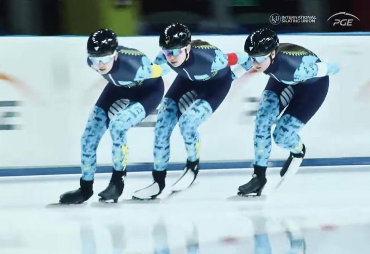 Казахстанские спортсменки добились триумфа в конькобежном спорте