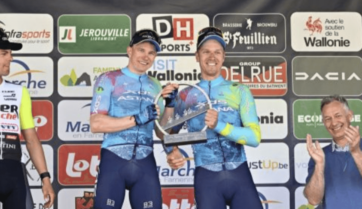 Гонщики XDS Astana Team заняли два первых места на Famenne Ardenne Classic