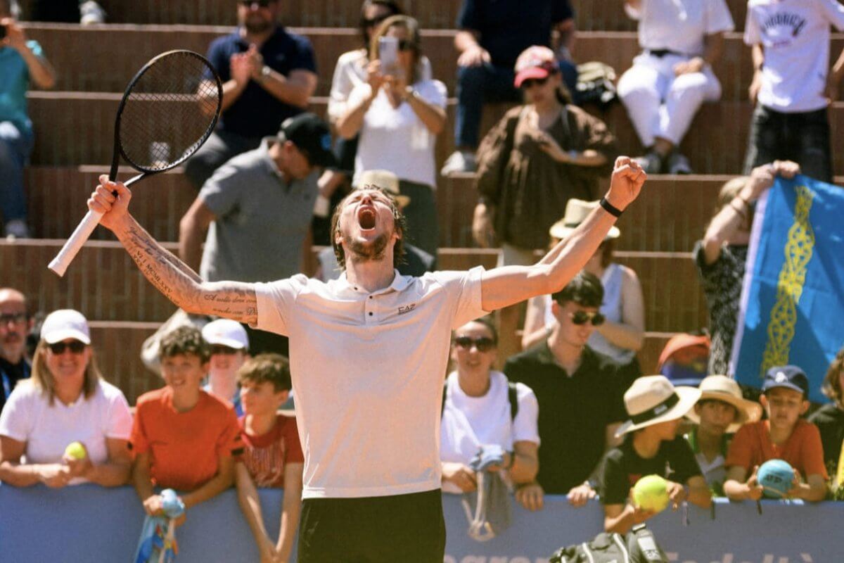 Лидер теннисной сборной Казахстана взлетел в обновленном рейтинге ATP