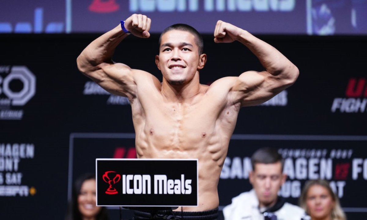 Асу Алмабаев сделал вес перед очередным боем в UFC (Видео)