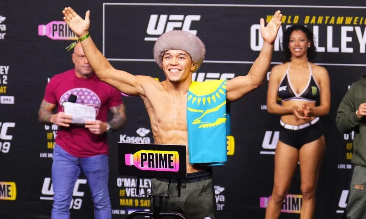 Асу Алмабаев заработал 3 миллиона тенге до выхода в октагон UFC