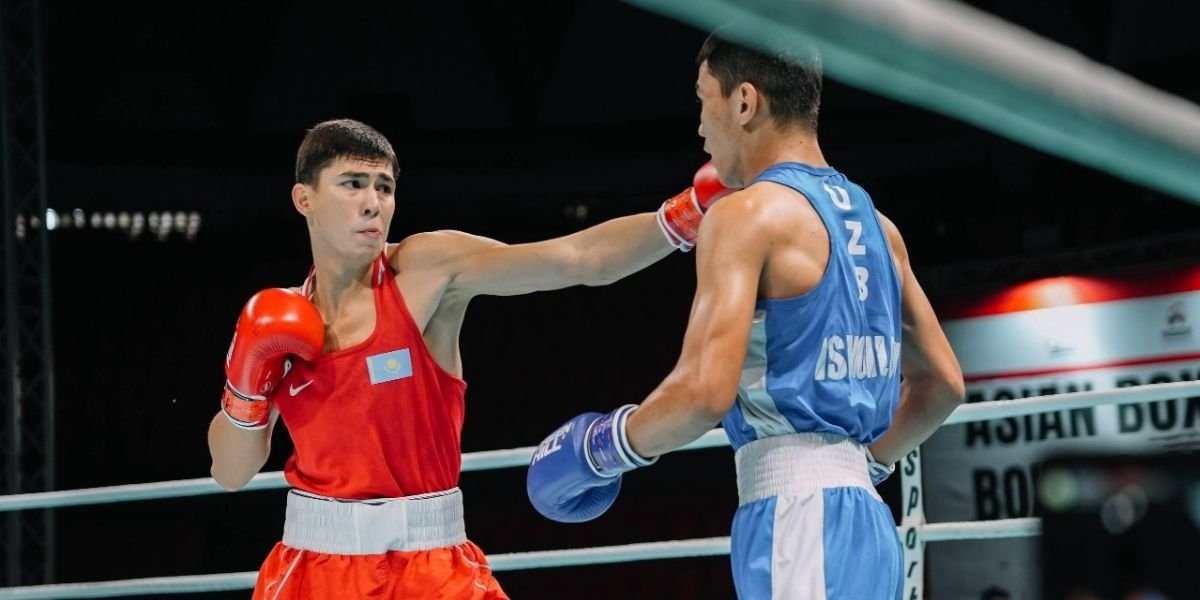 Узбекский боксер разгромил казахского в финале чемпионата Азии
