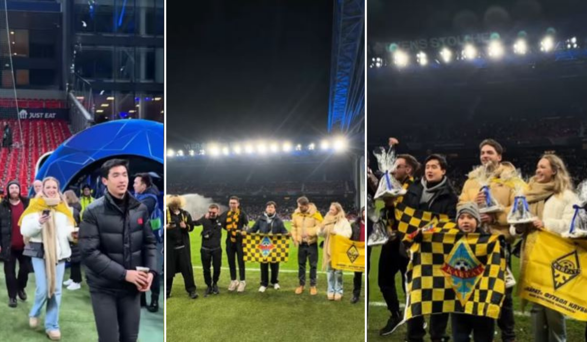 «Копенгаген» вручил подарки казахстанским болельщикам