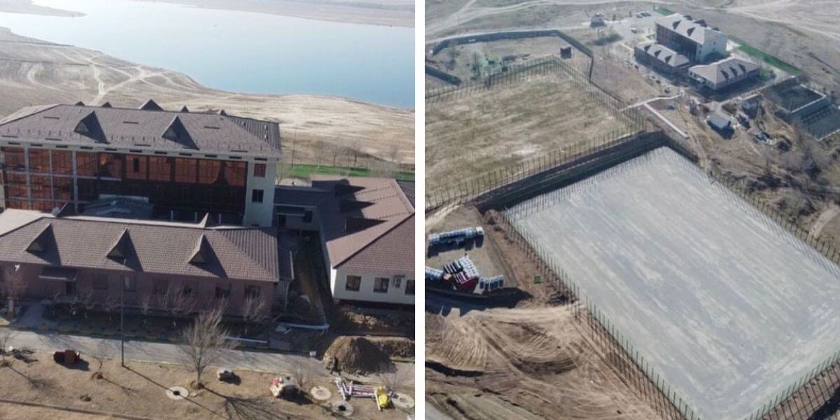 Строительство крупной спортивной базы в Шымкенте завершено на 60%