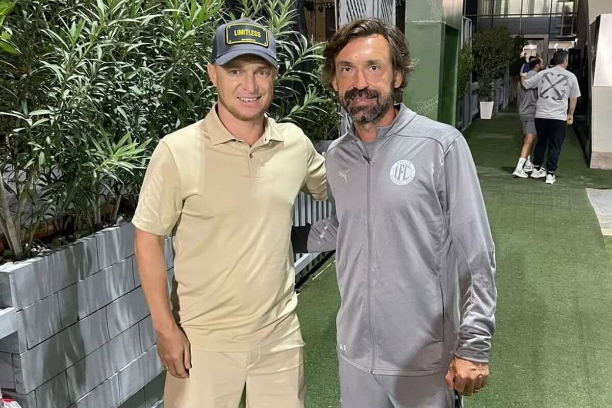 Встреча межсезонья. Карпович провел переговоры с чемпионом мира Пирло