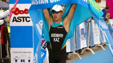 Две исторические медали завоевали казахстанские спортсмены на Чемпионате Азии по триатлону