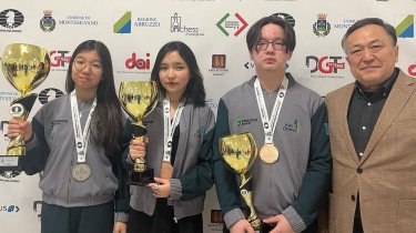 Казахстанские шахматисты завоевали три медали на Чемпионате мира в Италии