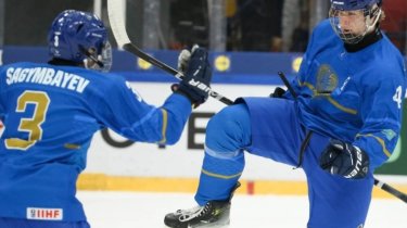 Сборная Казахстана сыграла заключительный матч на чемпионате мира по хоккею U18