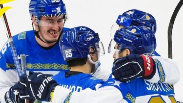 Сборная Казахстана по хоккею одержала победу в стартовом матче ЧМ 2024