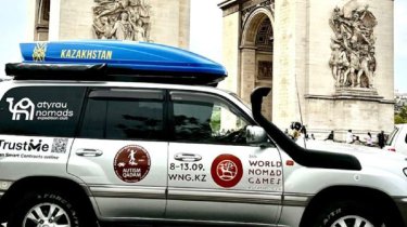 Амбассадор Всемирных игр кочевников своим ходом приехал в Париж на Олимпиаду
