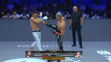 Бывшая звезда UFC нокаутировал казахстанца на Karate Combat 54