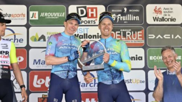 Гонщики XDS Astana Team заняли два первых места на Famenne Ardenne Classic