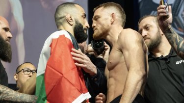 Финальная дуэль взглядов прошла на UFC 315 (видео)
