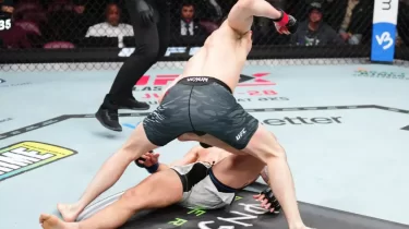 Мэлотт мощным ударом завершил бой с Радтке на UFC 315(Видео)