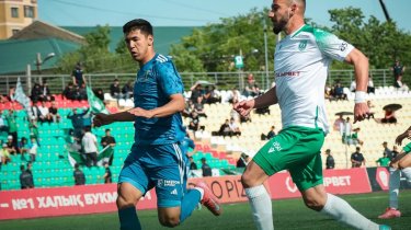 Поздним камбэком завершился матч КПЛ в Атырау