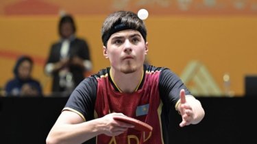 Курмангалиев стал абсолютным чемпионом Молодежных игр по настольному теннису