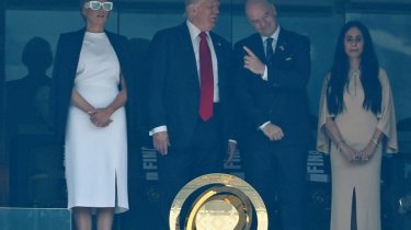 Трамп замечен на финале клубного чемпионата мира