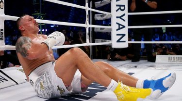 Бой "Усик - Дюбуа": Украинец вспомнил про неспортивный поступок британца