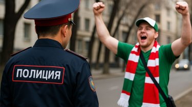 Европейские болельщики попали под давление полиции в Актобе