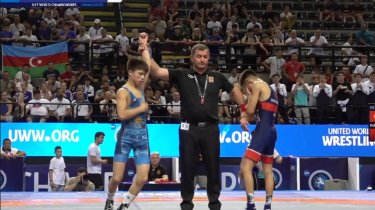 Юный борец из Казахстана триумфально завоевал золото в Афинах