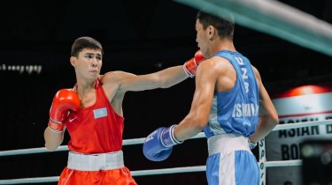 Узбекский боксер разгромил казахского в финале чемпионата Азии