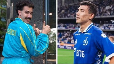 Зайнутдинов – «Борат»: Лидера сборной Казахстана высмеяли в России