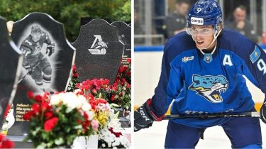 «Барыс» почтил память погибших в авиакатастрофе хоккеистов