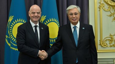 Касым-Жомарт Токаев принял главу ФИФА Джанни Инфантино