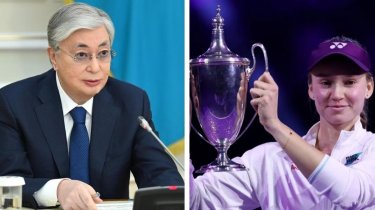 Президент Токаев наградил Рыбакину госнаградой за историческую победу