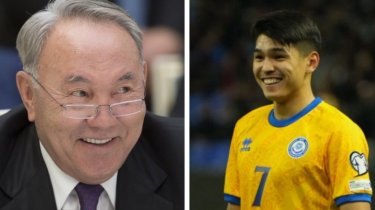 Футболист сборной Казахстана снял пародию на Назарбаева (Видео)