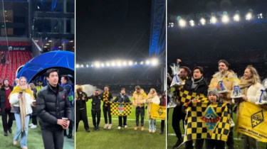 «Копенгаген» вручил подарки казахстанским болельщикам