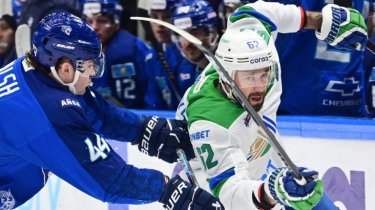 «Салават Юлаев» разгромил «Барыс» в матче КХЛ – 7:4