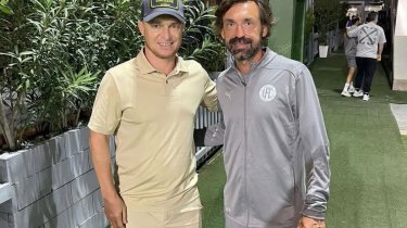 Встреча межсезонья. Карпович провел переговоры с чемпионом мира Пирло