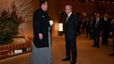 О нем говорил Император: Токаев отметил успехи Ерсина Балтагула в сумо