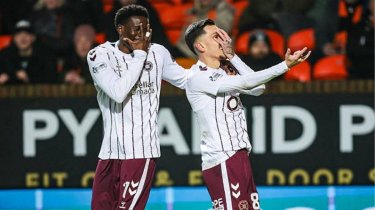 Лидерство без Чеснокова: «Хартс» разгромил «Данди Юнайтед»