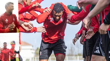 Нани провел первую тренировку с «Актобе»