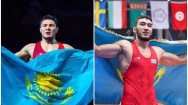 Казахстанские борцы завоевали две медали на турнире в Бишкеке