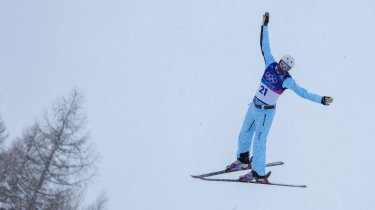 Самый юный олимпиец из Казахстана выступил в Италии