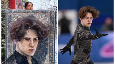 Портрет Шайдорова на ковре нарисовала популярная художница