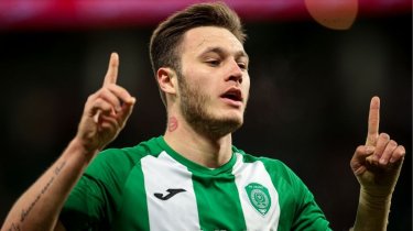 Максим Самородов забил гол в ворота ЦСКА и вывел «Ахмат» вперед