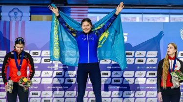 Казахстанке включили старый гимн на ЧМ: реакция чемпионки