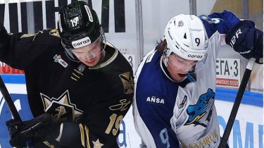 «Барыс» проиграл «Адмиралу» в выездном матче КХЛ