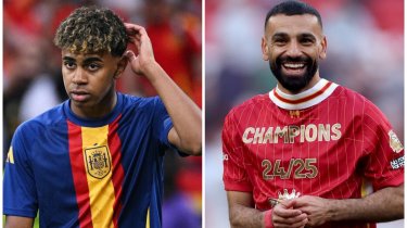 Ламин Ямаль сыграет против Мохамеда Салаха в марте