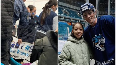 Пьяный болельщик устроил дебош на матче «Барыса» из-за шайбы