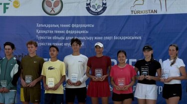 Теннисисты из девяти стран разыграли титулы ITF J30 в Туркестане