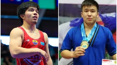 Двое казахстанцев вышли в полуфинал чемпионата Азии по борьбе