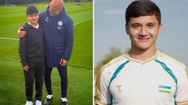 Младший брат Хусанова провел тренировку с «Манчестер Сити»