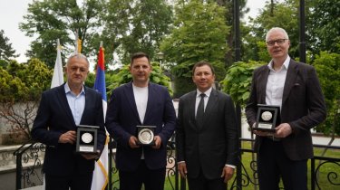 Головкин обсудил спортивное сотрудничество с НОК Сербии