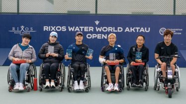 Первые трофеи разыграли на ITF Wheelchair Tennis Tour в Актау