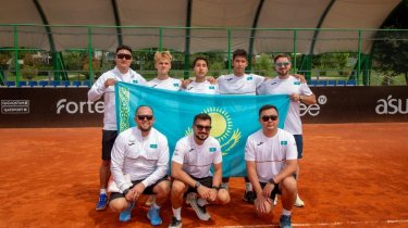 Казахстанские юниоры взяли серебро отбора Junior Davis Cup в Шымкенте